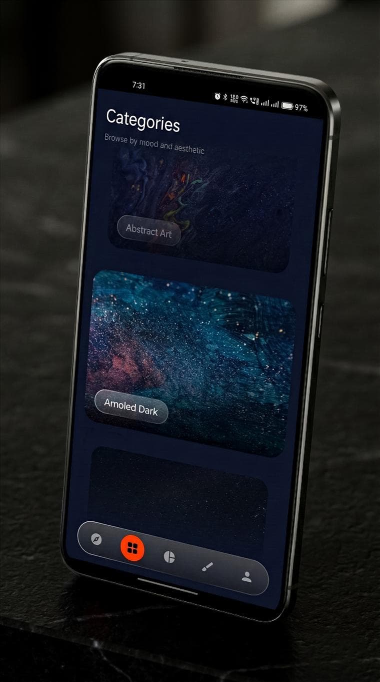 Liquid Wallpapers Mood categories poster